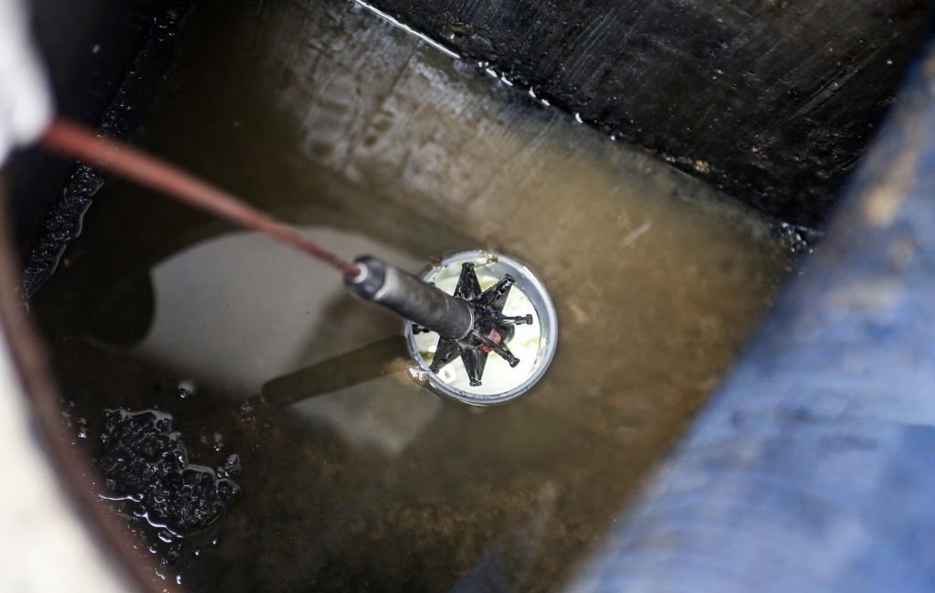 Sewer camera inspection of a residential lateral